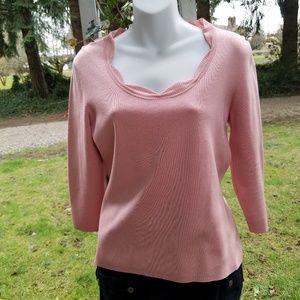 EUC Ann Taylor silk top M